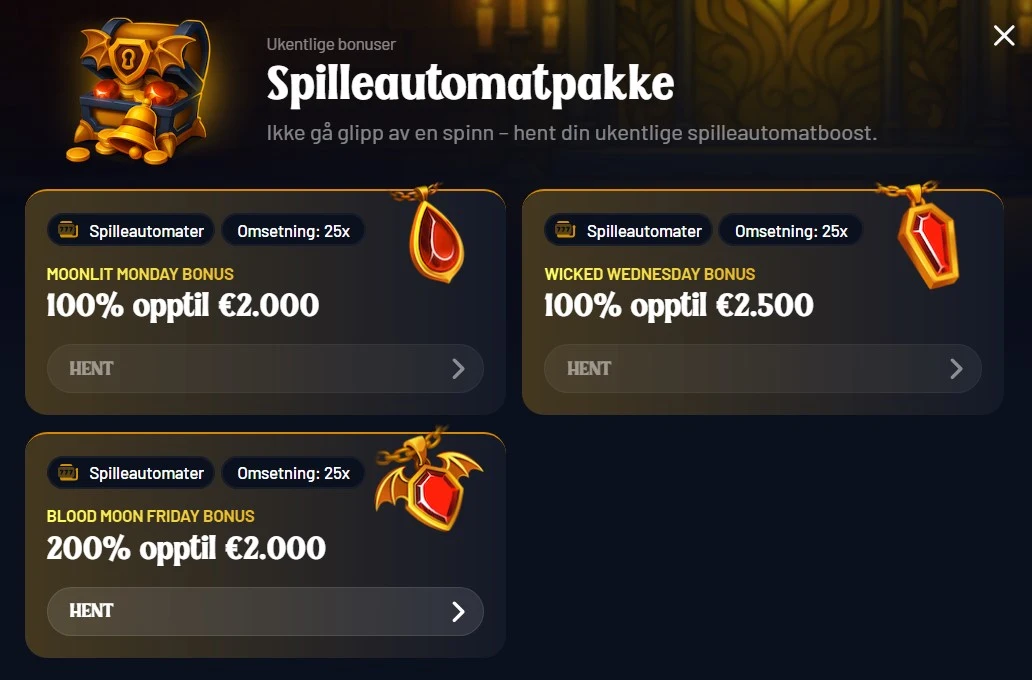 Ukentlige Reloads